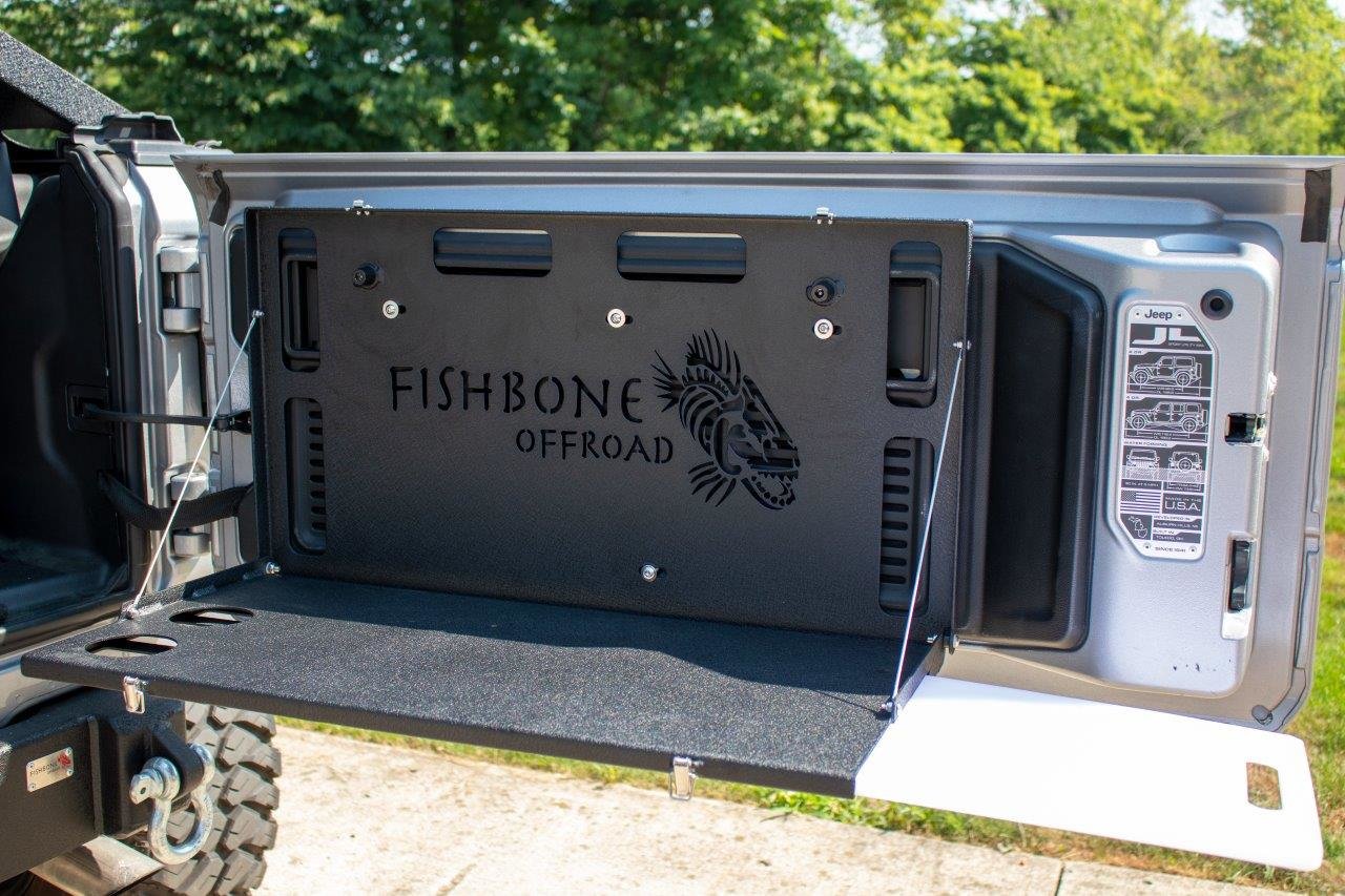 Fishbone Offroad FB25220 Tailgate Table for 1822 Jeep Wrangler JL